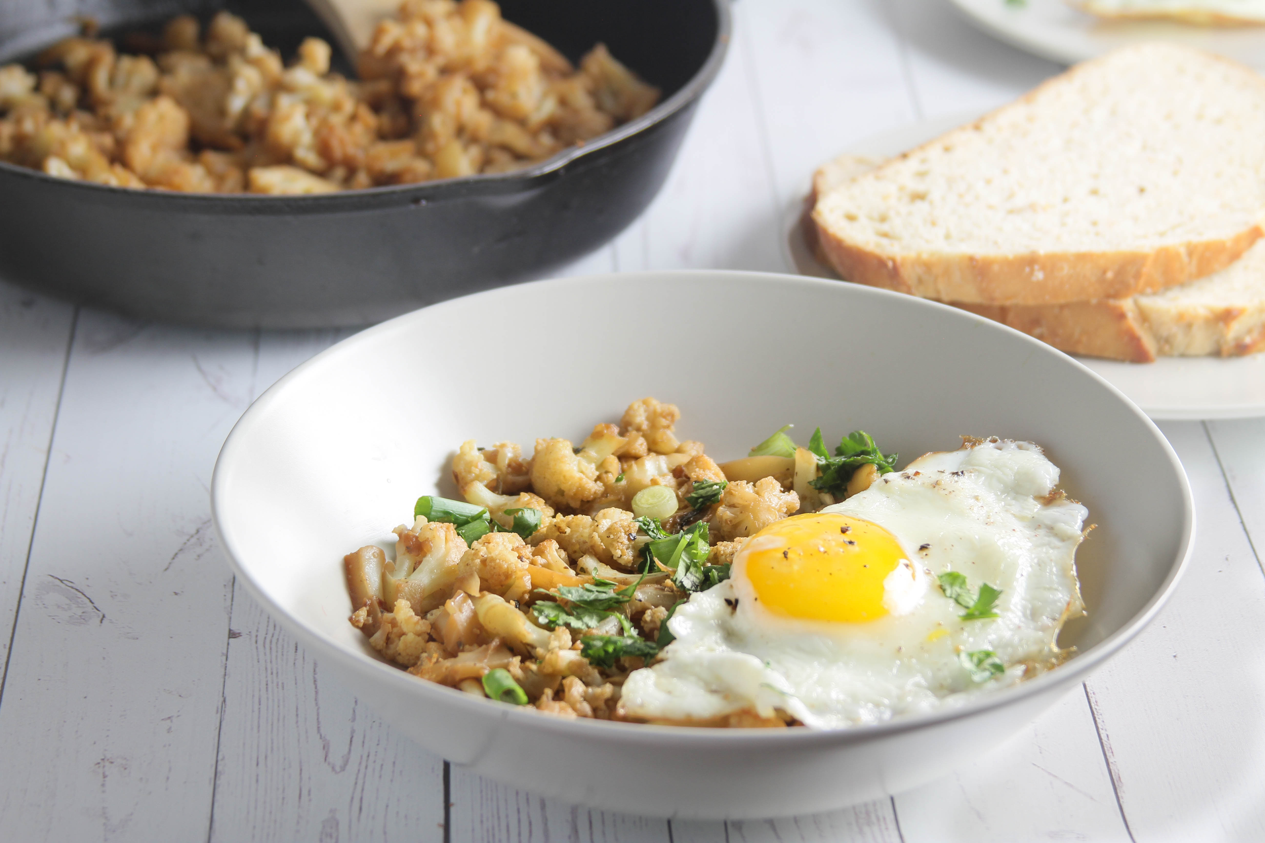 best cauliflower hash skillet recipe